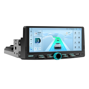 <span class=keywords><strong>Coche</strong></span> 6,86 pulgadas Botón de doble perilla DSP <span class=keywords><strong>RDS</strong></span> reproducción de <span class=keywords><strong>coche</strong></span> Radio estéreo REPRODUCTOR DE DVD unidad principal de navegación GPS Control central reproductor Android - Product Image 1