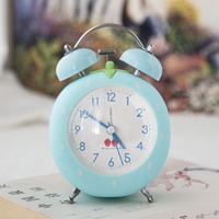 Fraise bureau horloge Table montre couleur chaude veilleuse cloche réveils bureau chevet bureau déjeuner pause chambre décor