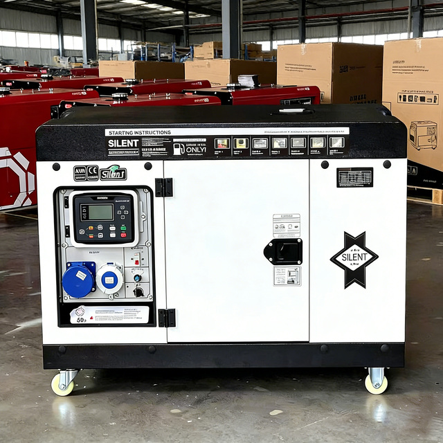Single Phase 15kva Diesel Generator Auto Start Portable Standby Power Silent Type with ATS Available