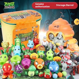 Genuine piante di plastica vs zombie modello giocattolo contenitore sgabello completo per bambini lanciabile regalo per bambini - Product Image 5