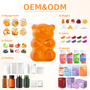 Gummies pour la santé du cerveau en marque privée, oméga 3 DHA EPA, saveur orange, complément alimentaire, vitamines pour enfants et adultes, OEM ODM - Product Image 4