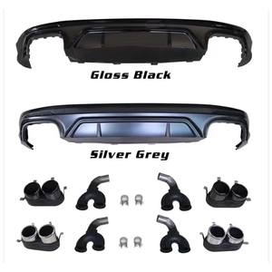 Kit Carrozzeria RSQ5 per <span class=keywords><strong>Q5</strong></span> <span class=keywords><strong>2020</strong></span>+2019, Diffusore Posteriore a Quattro Uscite, Paraurti Anteriore in Plastica SQ5 - Product Image 1