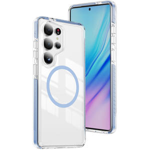 <span class=keywords><strong>Funda</strong></span> Magnética Transparente para Teléfono Móvil S25/S26, con Anillo, TPU+PC, Resistente al Desgaste, N52 - Product Image 6