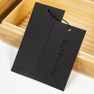 Eco-Vriendelijke Gerecyclede Kleding Swing Hangtag Bedrukt Papier Luxe Aangepaste <span class=keywords><strong>Hang</strong></span> Tag - Product Image 5