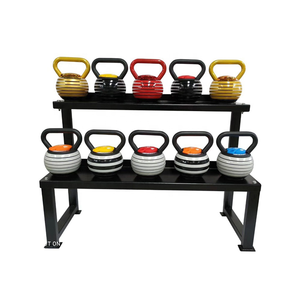 Alta calidad personalizado 20 25 40LB Fitness mancuernas ajustable <span class=keywords><strong>Kettleball</strong></span> mango competencia Kettlebell hecho pesas libres de goma - Product Image 3