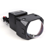 HENVVEI projecteur LED faisceau haut bas Mini 1.5 pouces LED Module lentille pour voiture pour moto Matrix Bi projecteur lentille