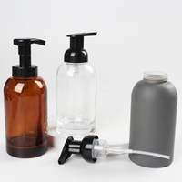 375ml Frost Amber Foam Pump Container Distributeur de savon liquide moussant Bouteilles cosmétiques