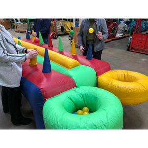 Надувная интерактивная игра «Летающий мяч» для детей от <span class=keywords><strong>2</strong></span> до 14 лет, портативная, из ПВХ, для уличных карнавалов - Product Image 5