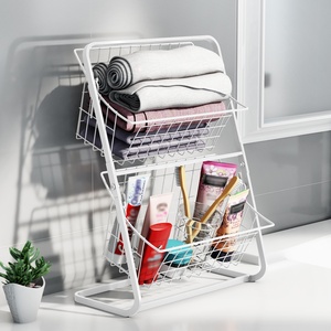 Panier suspendu en fil <span class=keywords><strong>noir</strong></span> mat Comptoir de stockage de pain de légumes Panier <span class=keywords><strong>à</strong></span> <span class=keywords><strong>fruits</strong></span> en fer <span class=keywords><strong>à</strong></span> 2 niveaux - Product Image 6