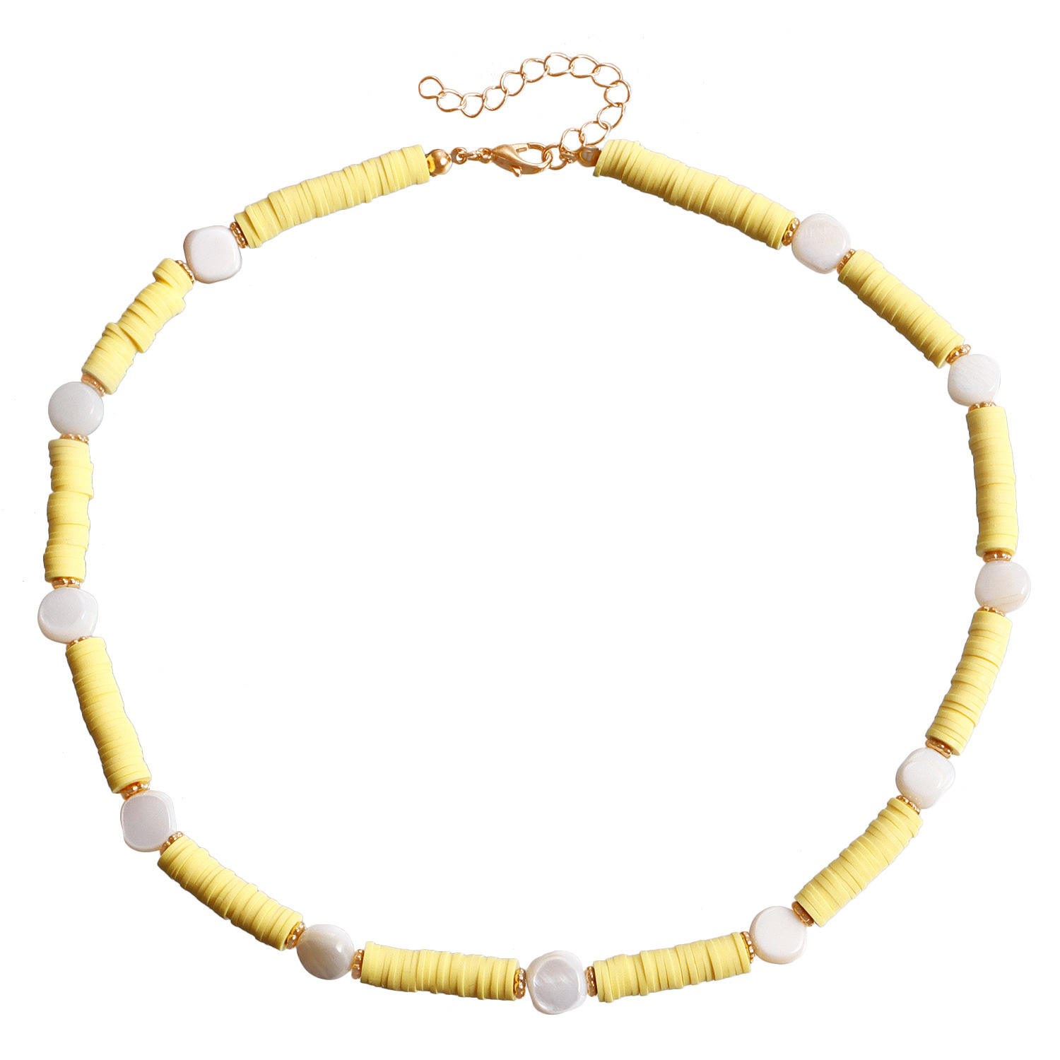 ZW1838 yellow necklace