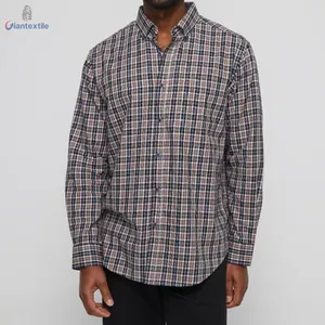 Excellent Performance Wholesale Price Men's Shirt Multi 100%Cotton Long Sleeve Yarn Dyed check Cool Shirt For Men