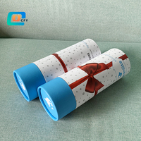 Récipient en carton imprimé personnalisé de 2.5 oz de tube push-up écologique pour la conception rechargeable de brillant à lèvres de bâton de déodorant