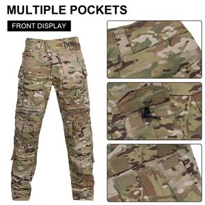 Men's 50% Polyester Water-Resistant Tactical Trousers Durable Hunting Cargo Combat <b>Pants</b> - Product Image 5