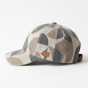 Gorra de béisbol vintage premium de pana con diseño de arte lineal abstracto, correa ajustable, unisex, moda, para exteriores - Product Image 4