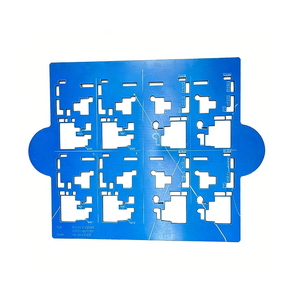 Bandeja de plantilla de impresión de precisión personalizada de Vietnam, de aleación de aluminio mecanizada por CNC y anodizada, para posicionamiento en producción SMT - Product Image 1