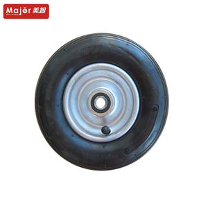 8 इंच वायवीय इंफ्लेटेबल रबर व्हील 200 एक्स 50 कैस्टर ट्रक टायर टिकाऊ पहियों के साथ हाथ ट्रक - Product Image 4