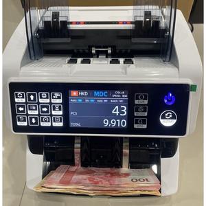 垂直型多国混合通貨USDユーロ合計通貨検出器、高速紙幣カウンター、バリデーターおよびアクセプターユニット1台 - Product Image 1
