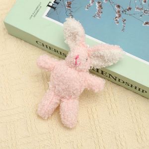 Fluffy Cartoon Long-Fur Jointed Rabbit Plush <b>Doll</b> <b>Accessory</b> Handmade DIY Keychain Pendant - Product Image 1