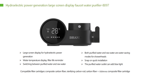 Filtro de Agua para Grifo, Purificador de Agua, Cuidado de la Piel, Cartucho de Fibra de Carbono UF, Lavado Facial, Reduce Alergias Cutáneas, Reduce el Acné - Product Image 2