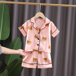Ropa Infantil al por Mayor, Ropa de Dormir Suave para Niños, Ropa de Dormir de Manga Corta con Diseño de Oso, Ropa para Dormir para Bebés, Pijamas para Niños - Product Image 2