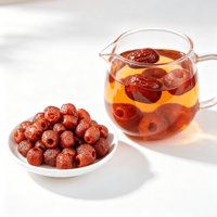 Baies d'aubépine sans pépins, creuses, sucrées et acidulées, certifiées HACCP, friandise de fruits confits, vente en gros, OEM, ODM, approvisionnement direct usine