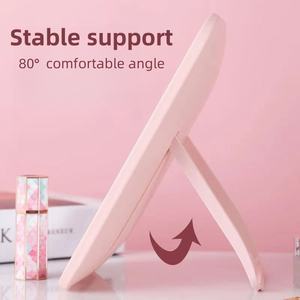 <span class=keywords><strong>Espejo</strong></span> de maquillaje <span class=keywords><strong>con</strong></span> pantalla táctil para niñas superventas, <span class=keywords><strong>espejo</strong></span> cosmético <span class=keywords><strong>con</strong></span> cargador Led plegable portátil <span class=keywords><strong>con</strong></span> logotipo personalizado - Product Image 4