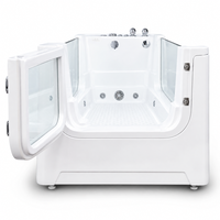 Baignoire de toilettage pour grands chiens Dpbathe, avec un design extra large pour les races en surpoids