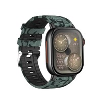 Reloj Inteligente Android V5 con Pantalla IPS Cuadrada, Monitoreo de Frecuencia Cardíaca y Sueño 24/7, +100 Modos Deportivos, Rastreador de Actividad Física, Llamadas, Silicona