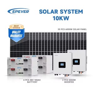 <span class=keywords><strong>EPEVER</strong></span> <span class=keywords><strong>5KW</strong></span> 10KW 15KW 20KW hors réseau Plusieurs types de batteries solaires pour panneaux solaires Système solaire complet pour usage domestique - Product Image 2