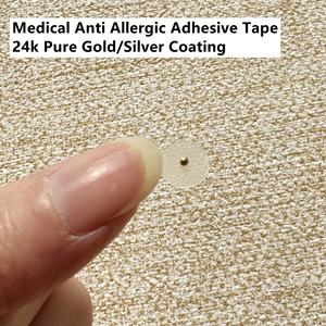 Kustom 24K pita medis emas murni/perak antialergi untuk biji telinga tekanan aurikular stimulasi titik akupuntur - Product Image 3