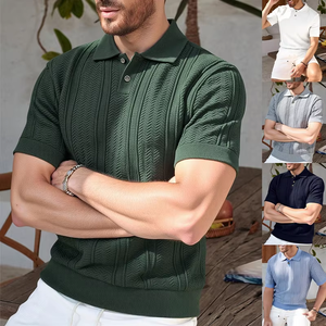 <span class=keywords><strong>Polo</strong></span> da Uomo di Alta Qualità con Logo Ricamato Personalizzato, Taglie Forti, Abbigliamento Casual Sportivo, Magliette da Golf a Manica Corta - Product Image 2