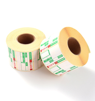 Étiquettes thermiques imprimables 60x40mm, 50x25mm, 57x32mm, autocollants adhésifs thermosensibles pour l'épicerie, les expositions et l'artisanat personnalisés