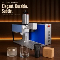 Machine de gravure laser UV 3D à refroidissement par air, nouvelle génération, pour verre et cristal, prenant en charge les formats DXF/LAS/PLT/BMP/AI, 3W 5W 10W, gravure laser UV 3D