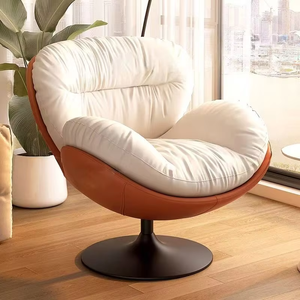 Fauteuil pivotant de salon chic et moderne, confortable et luxueux, idéal pour la détente à la maison et au bureau - Product Image 5