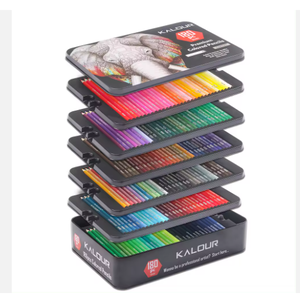 Lápices de acuarela estándar de arte profesional juego de colores de agua 36 colores lápiz de dibujo juego de acuarela Kit - Product Image 5