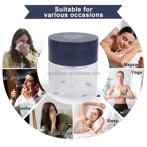 Humidificador de aire con aromaterapia USB, <span class=keywords><strong>difusor</strong></span> de <span class=keywords><strong>aceites</strong></span> <span class=keywords><strong>esenciales</strong></span> con botones de pantalla táctil y luz nocturna de 8 colores - Product Image 4