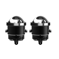Kit de Rénovation de Phares Antibrouillard Bi-LED 3 Pouces 45W Canbus H8 H11 9005 9006 pour Voiture, Camion, Remorque, Pick-up