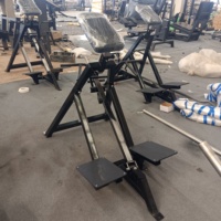 Plaque d'entraînement de force de forme physique de corps commercial chargé T bar Row Master Gym Machine