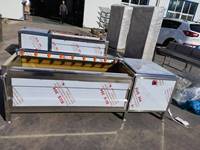Fruitborstel Wortel Schoonmaken Gemberschilaardappelen Machine Efficiënte Fruitgroente Reinigingsmachine
