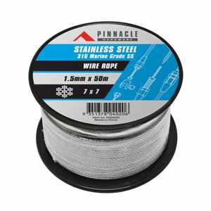 Câble métallique d'avion 3x7 7x9 7x19 noyau de brin en acier inoxydable 1/16 1.5mm 304 328FT longueur coupe personnalisée finition brillante - Product Image 5