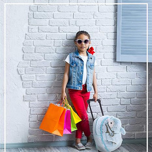 J875-Mochila 3 en 1 de 15 pulgadas con diseño de delfín de peluche azul, bolsa de carrito de mano con <span class=keywords><strong>ruedas</strong></span> extraíble - Product Image 3