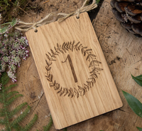Nombres de Table de mariage en relief, panneau en bois pour décoration de Table