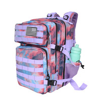 Sac à dos tactique de randonnée et de chasse Mountain Land, imperméable, en nylon 900D camouflage, 45L, système Molle