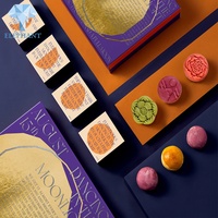 Confezione Regalo di Lusso Personalizzata per Mooncake, Design Artistico di Alta Qualità per Alimenti