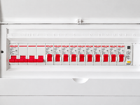 Caja de Distribución Eléctrica Empotrada de 32 Vías, Unidad de Consumo MCB para Interiores, Panel de Distribución de Energía de Doble Fila