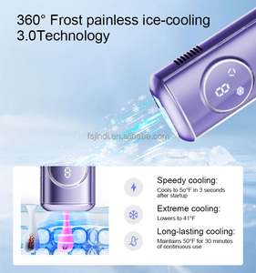 Appareil de refroidissement IPL en saphir de taille compacte avec système de refroidissement à double glace à 8 °C <span class=keywords><strong>Épilation</strong></span> au laser douce et indolore Portabilité facile - Product Image 2