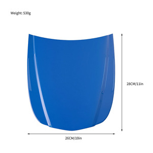 Autocollants décoratifs en vinyle métallique pour <span class=keywords><strong>voiture</strong></span> 26*28CM, autocollant de <span class=keywords><strong>capot</strong></span>, logo, tampon décoratif, pour affichage et nettoyage des capots - Product Image 5