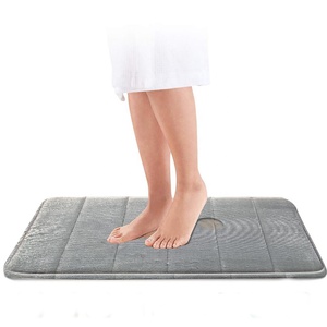 <span class=keywords><strong>Tapis</strong></span> de bain antidérapant en microfibre, polyester, flanelle, imprimé, <span class=keywords><strong>mousse</strong></span> à mémoire de forme, natte de salle d'eau, - Product Image 4