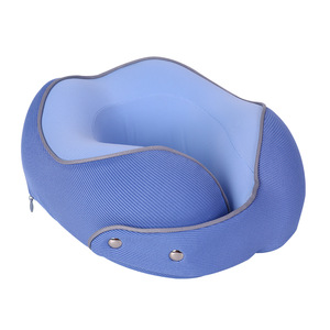 Oreiller en mousse à mémoire de forme magnétique en soie glacée en forme de U pour la protection du cou, idéal pour dormir sur le côté, les voyages, la conduite et l'<span class=keywords><strong>avion</strong></span> - Product Image 5