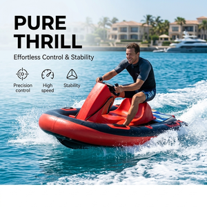 <span class=keywords><strong>Jet</strong></span> <span class=keywords><strong>ski</strong></span> électrique gonflable en PVC de qualité supérieure, rouge et noir, puissant, <span class=keywords><strong>avec</strong></span> commande au <span class=keywords><strong>volant</strong></span>, type planche de surf - Product Image 3